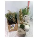 Faux Greenery, Leaf Decor & Misc