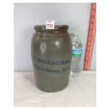 Stoneware Crock Parkersburg WV
