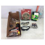 Safety Glasses, Batteries, LED Light Strips & Misc