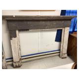 Antique Wooden Mantle