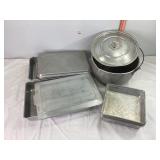 Aluminum Pot & Covered Baking Dishes