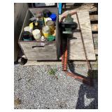 Assorted Fluids, Hedge Trimmer & Saw