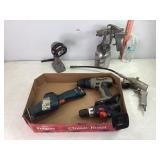 Asst Drills No Batts & Air Sprayers