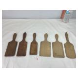 Vintage Wooden Butter Paddles
