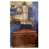 Corner Buffet/Baker's Rack