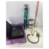 Portable Grill, Sprinkler Valves & Stand & Misc