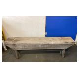 Antique Wooden Bench Approx 60' Wide