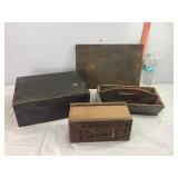 Punched Metal Tin & Wooden Boxes