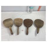 Antique Wood Butter Paddles