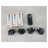Rayban & Polo RL Sunglasses, Recorder, Thermoms