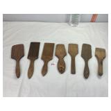 Antique Wood Butter Paddles