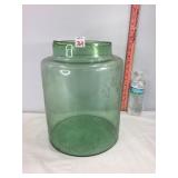 Green Glass Jar, No Lid