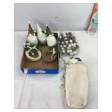 Ornaments, Acorns & Water Bottle Holder