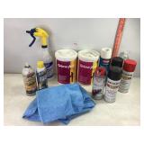 Grime Away Wipes, Rags, Paint & Misc