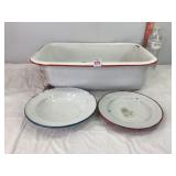 Enamel Pan & Plates