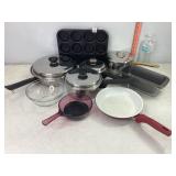 Pots, Pans, Glass Bowl, Visionware & Misc