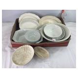 Assorted White China & Stoneware