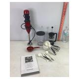 Measuring Cups/Spoons & KitchenAid Hand Blender