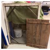 Vintage Screen & Plank Board