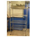 Metal Shelf Approx 35.5' W x 20' D x 70' T
