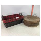 Basket & Cheese Box