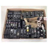 Asst Breakers, 15, 20, 40, 60 & 100 amp
