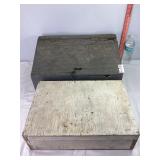 2 Wooden Boxes