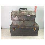 2 Metal Toolboxes