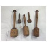 Antique Wood Mashers