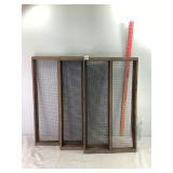 Vintage Wooden Incubator Trays