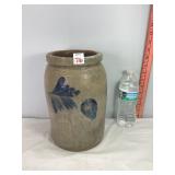 Blue Motif Floral Crock