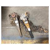 Harrington 1&1/2 & 2' Lever Hoists