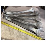 6 Assorted Industrial Wrenches