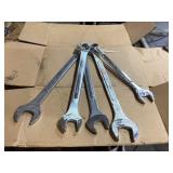 Assorted Industrial Metric Wrenches