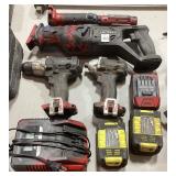 Assorted Kobalt 20v Tools w/Batt & Charger