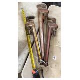 3 Ridgid Pipe Wrenches