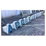 Vintage Apple Valley Sign