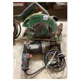 Kobalt Skill Saw & Skil Hi Torque Drill