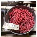 Plastic Chain & Galvanized Bucket