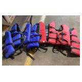 4 Adult Universal Life Vests