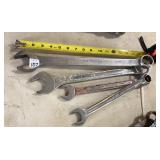 4 Assorted Industrial Wrenches
