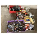 Asst Tape, Painting Supplies & Range Recept Lot