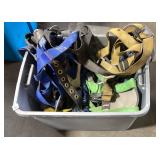 Tote of Safety Harnesses