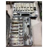 Incomplete Pitts. 3/8' Drive SAE & MM Socket Sets