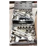 Incomplete Pitts. 1/2' Drive SAE & MM Socket Sets