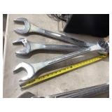 3 Assorted Industrial Wrenches