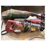 Milwaukee Sawzall, Grinder & Reversing Drill