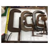 Assorted C Clamps