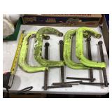 Assorted C Clamps