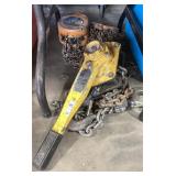 3 Ton Lever Hoist & 1 Ton Chain Hoist